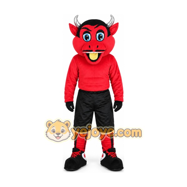 Red Devil Mascot Costume for Adult