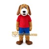 Dog in Red Shirt Mascot Costume Dog in Red Shirt Mascot Costume