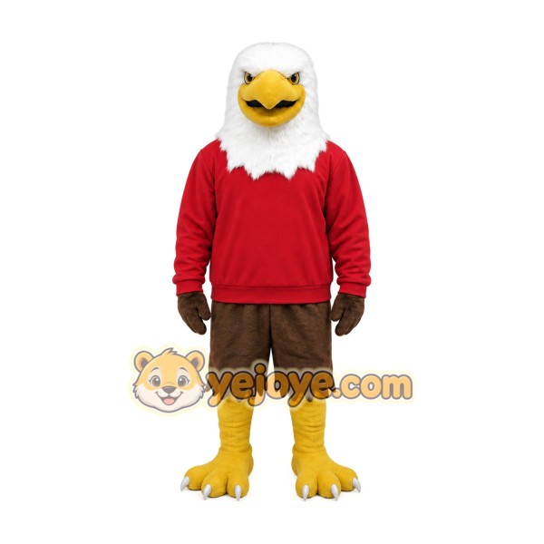 Red Eagle Mascot Costume Hawk Falcon