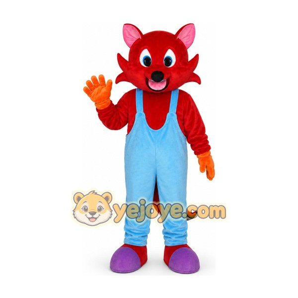 Red Fox Character Mascot Costume Cosplay Outfits Red Fox Character Mascot Costume Cosplay Outfits