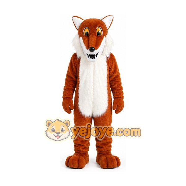 Brown Fox Mascot Costume