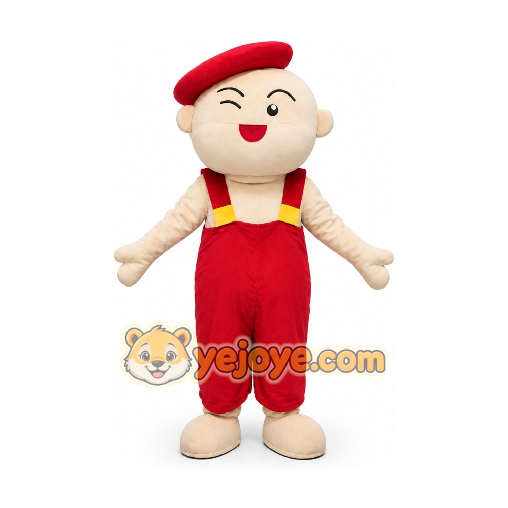 Red Hair Man Mascot Costume Red Hair Man Mascot Costume