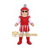 Red Knight Mascot Costume Spartan Trojan Costume