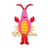 Pink Lobster Mascot Costume