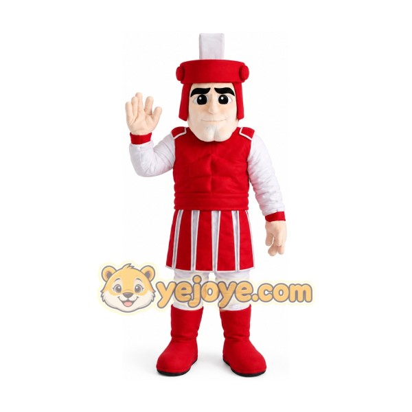 Red Knight Mascot Costume