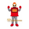 Red Robot Mascot Costume Red Robot Mascot Costume