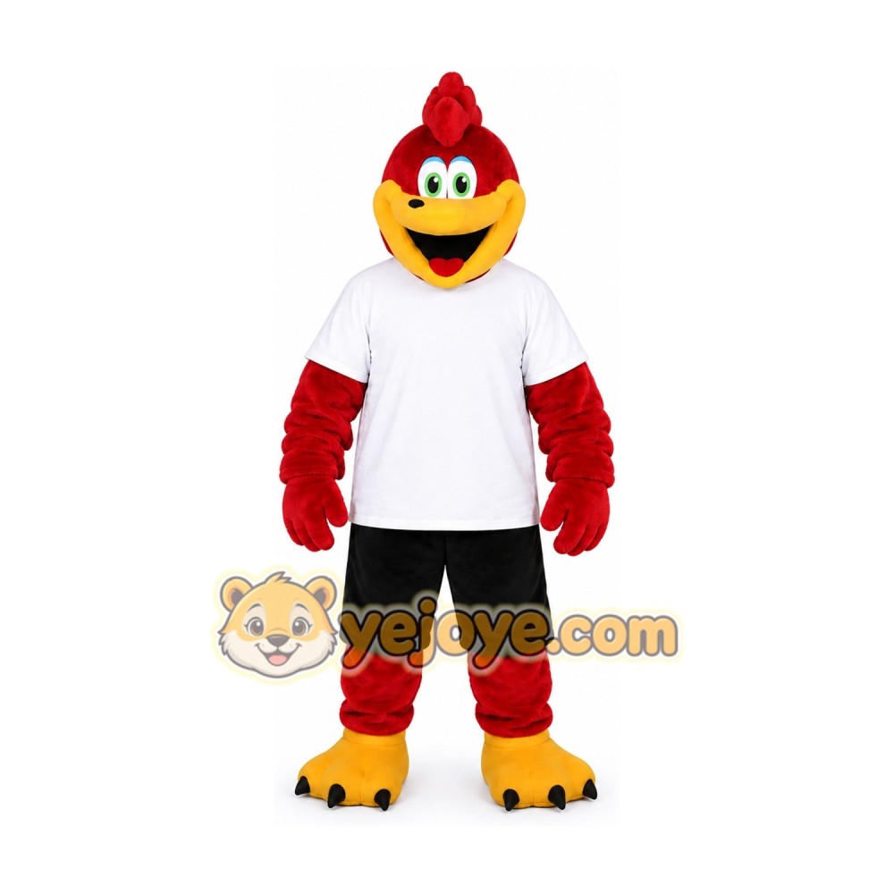 Red Sport Eagle Mascot Costume for Adult Red Sport Eagle Mascot Costume for Adult