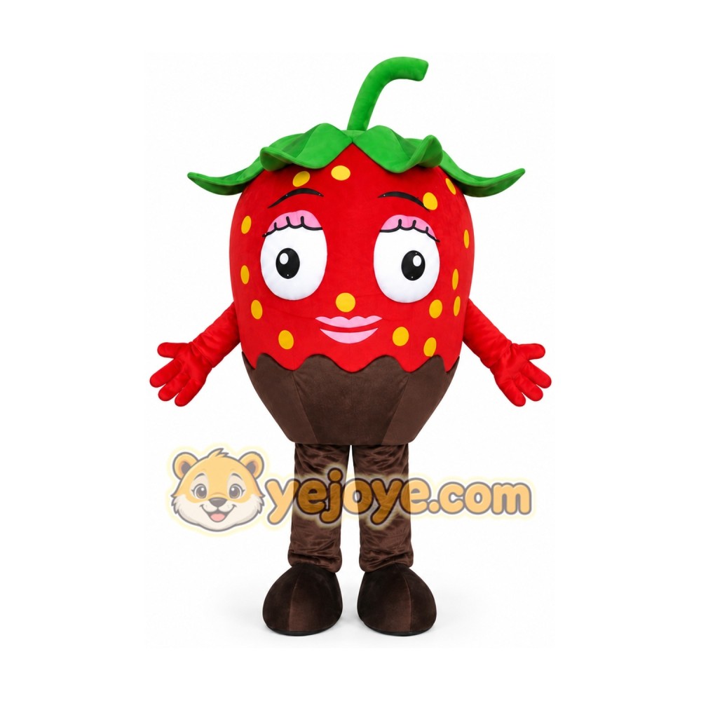 Strawberry Mascot Costume Strawberry Mascot Costume