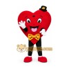 Red Heart Mascot Costume