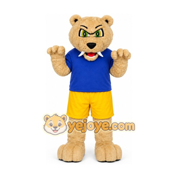 Saber Tooth Tiger Mascot Costume Saber Tooth Tiger Mascot Costume