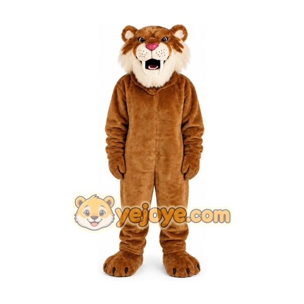 Sabertooth Tiger Mascot Costume Adult Halloween Costume Sabertooth Tiger Mascot Costume Adult Halloween Costume