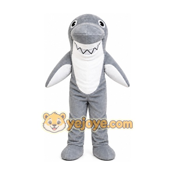 Big Grey Shark Mascot Costume