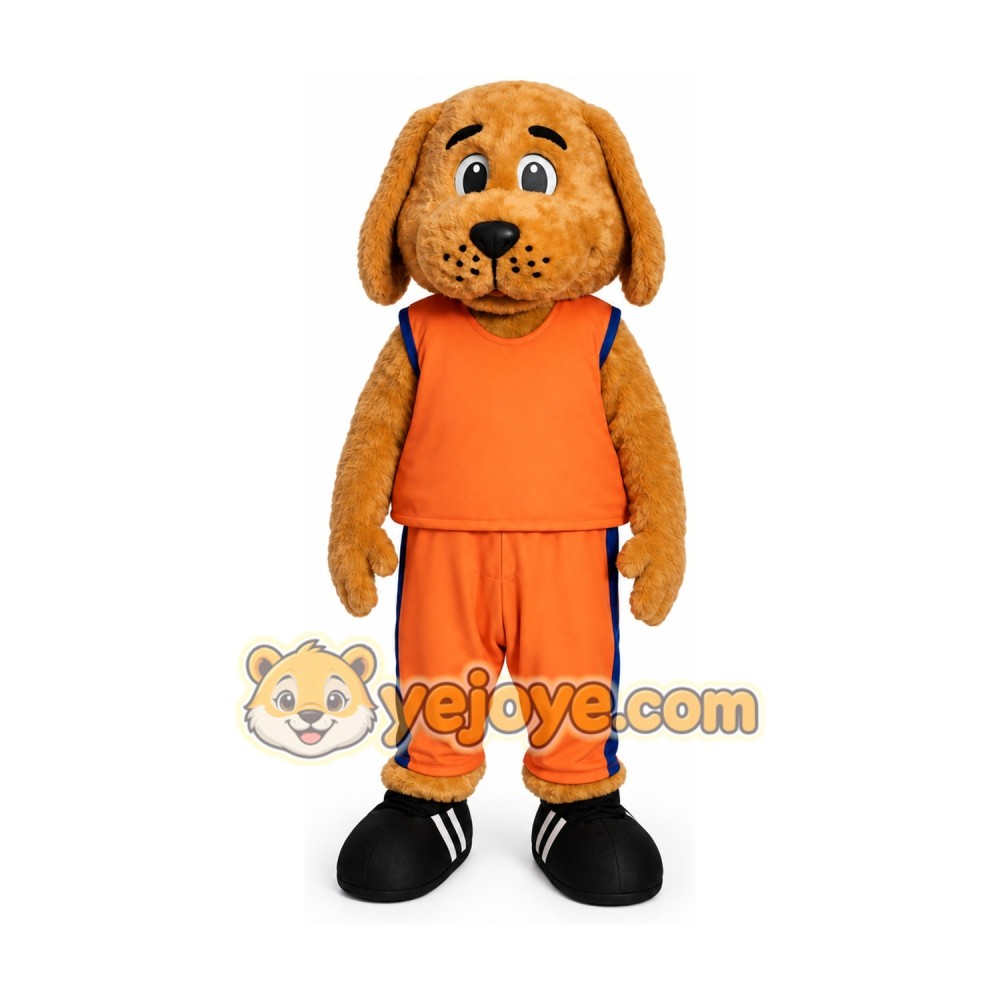School Brown Dog Mascot Costume School Brown Dog Mascot Costume