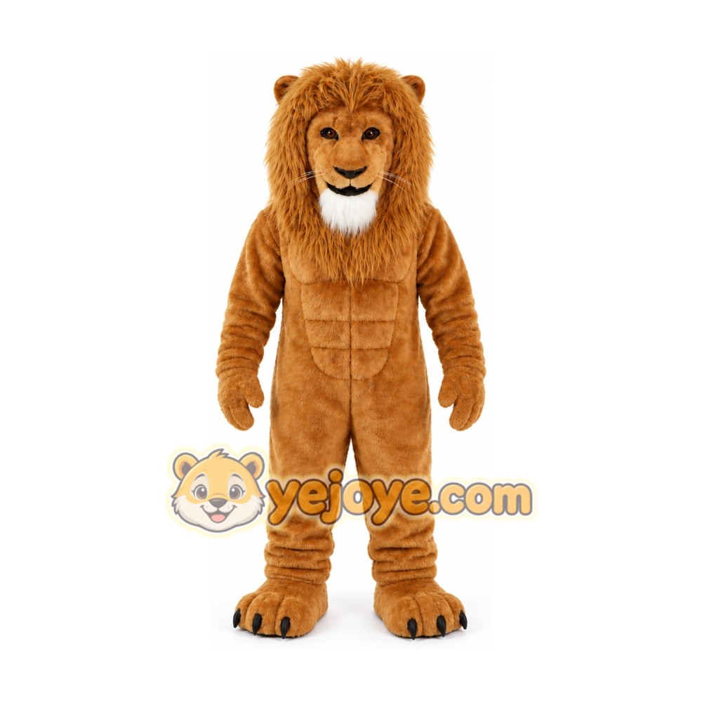 Brown Lion Mascot Costume Brown Lion Mascot Costume