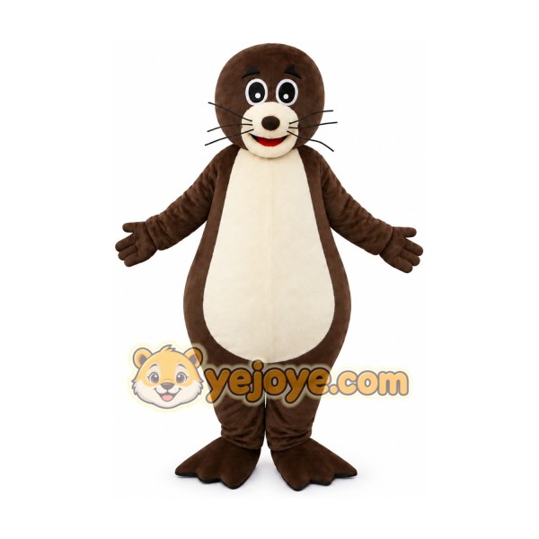 Sea Lions Mascot Costume Cartoon Character Sea Animal