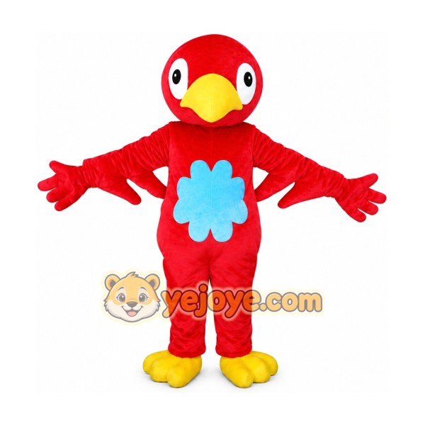 Big Handsome Red Bird Animal Mascot Costume