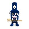 Blue Spinning Top Mascot Costume Blue Spinning Top Mascot Costume
