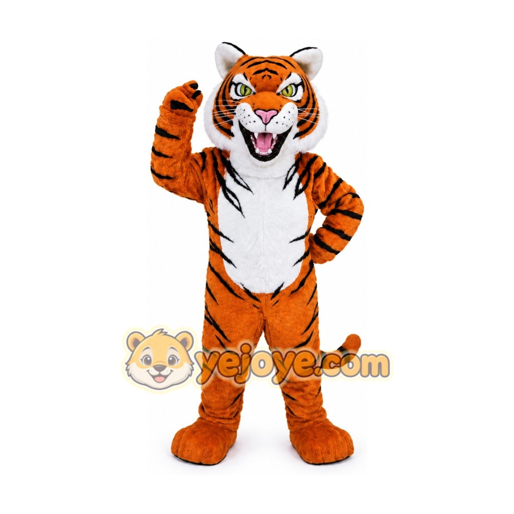 Orange Tiger Mascot Costume Orange Tiger Mascot Costume