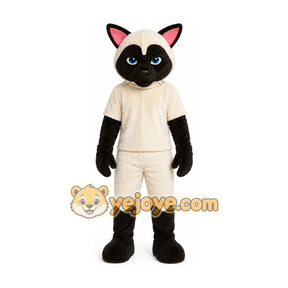 Siamese Cat Mascot Costume Siamese Cat Mascot Costume