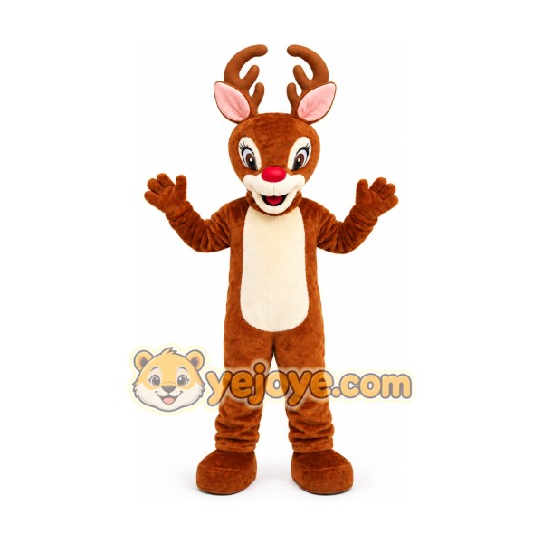 Brown Deer Mascot Costume