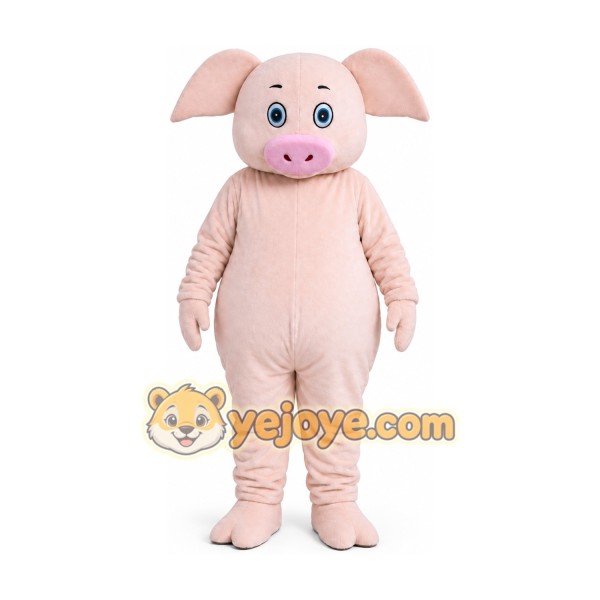 Pink Pig Mascot Costume