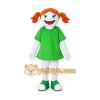 Smiling Girl Mascot Costume