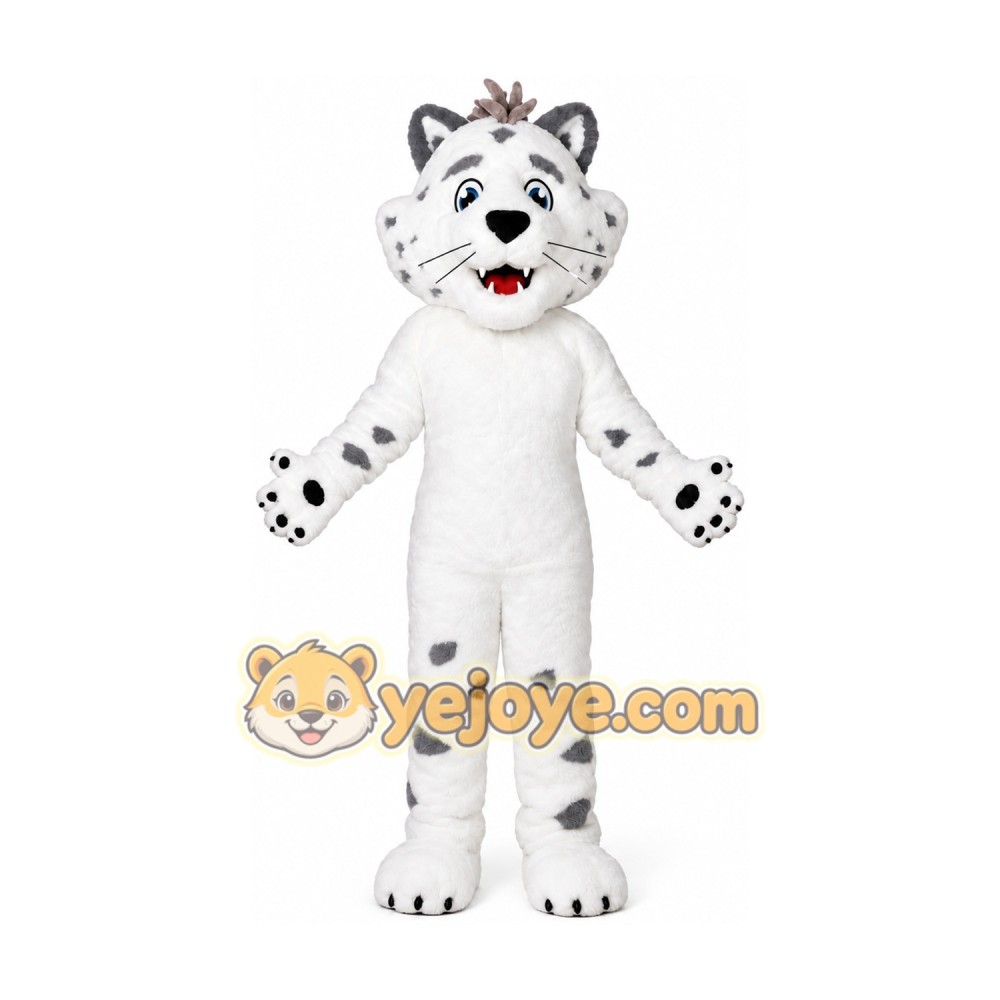 Snowball Kitty Cat Mascot Costume Snowball Kitty Cat Mascot Costume