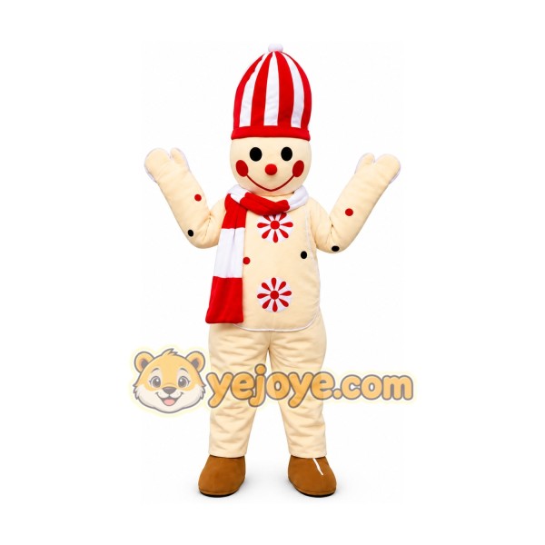 Snowman Cartoon Mascot Costume Adult Snowman Cartoon Mascot Costume Adult