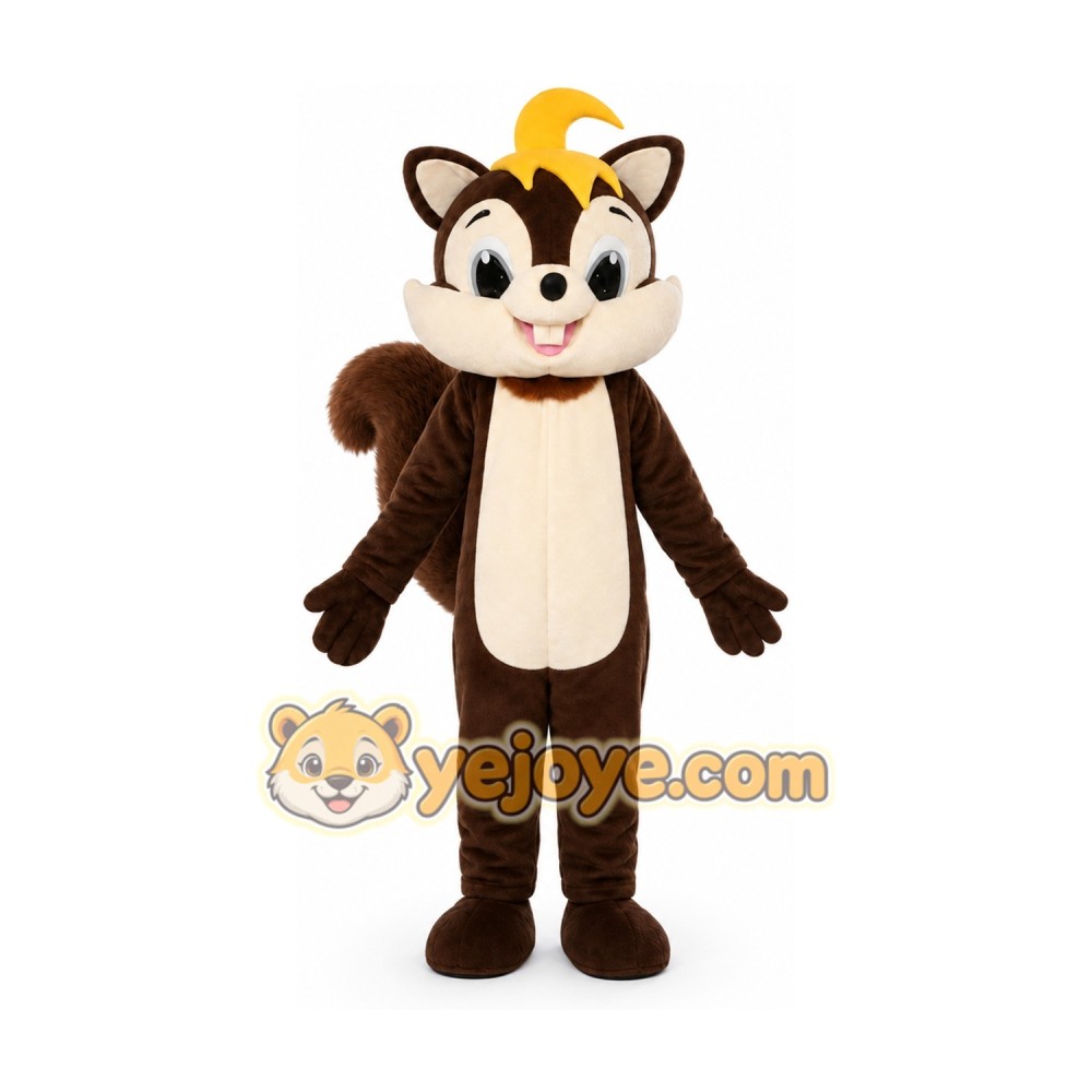 Brown Squirrel Mascot Costume Brown Squirrel Mascot Costume