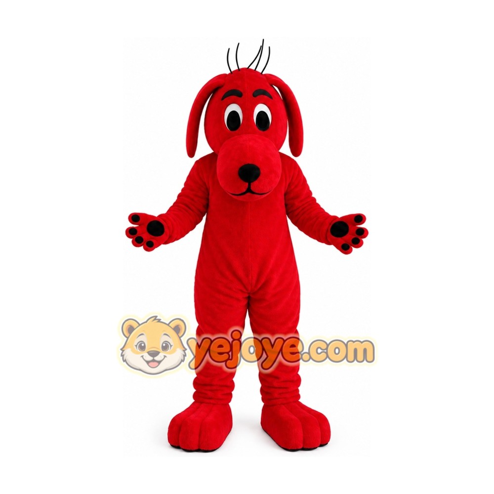 Big Red Dog Mascot Costume Big Red Dog Mascot Costume