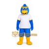 Blue Bird in Sports Outfit Mascot Costume Blue Bird in Sports Outfit Mascot Costume
