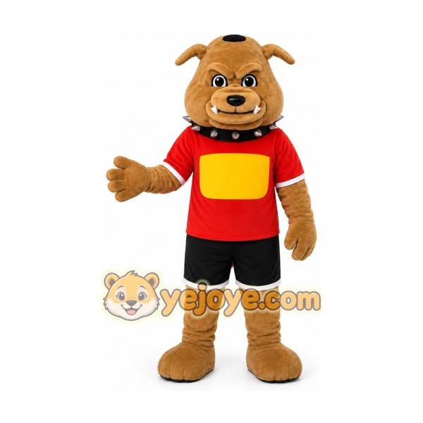 Bulldog Sports Player Mascot Costume