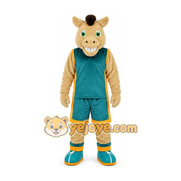 Horse Sports Player Mascot Costume
