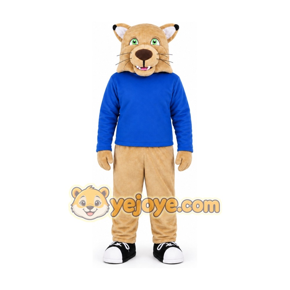 Sport cat Tiger Leopard Mascot Costume Sport cat Tiger Leopard Mascot Costume