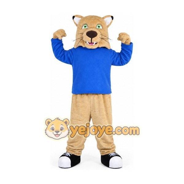 Wildcat Sports Player Mascot Costume