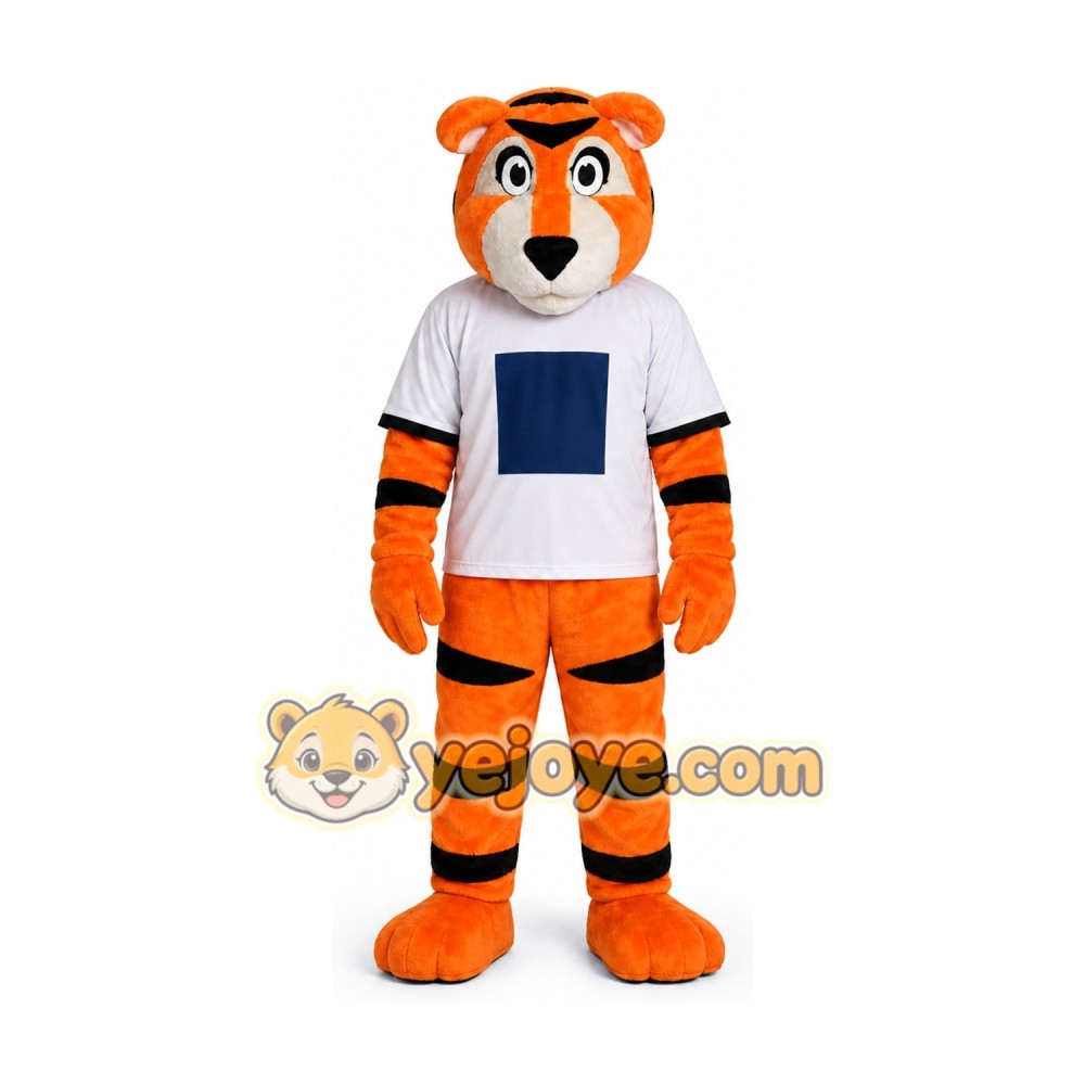 Tiger Sports Player Mascot Costume