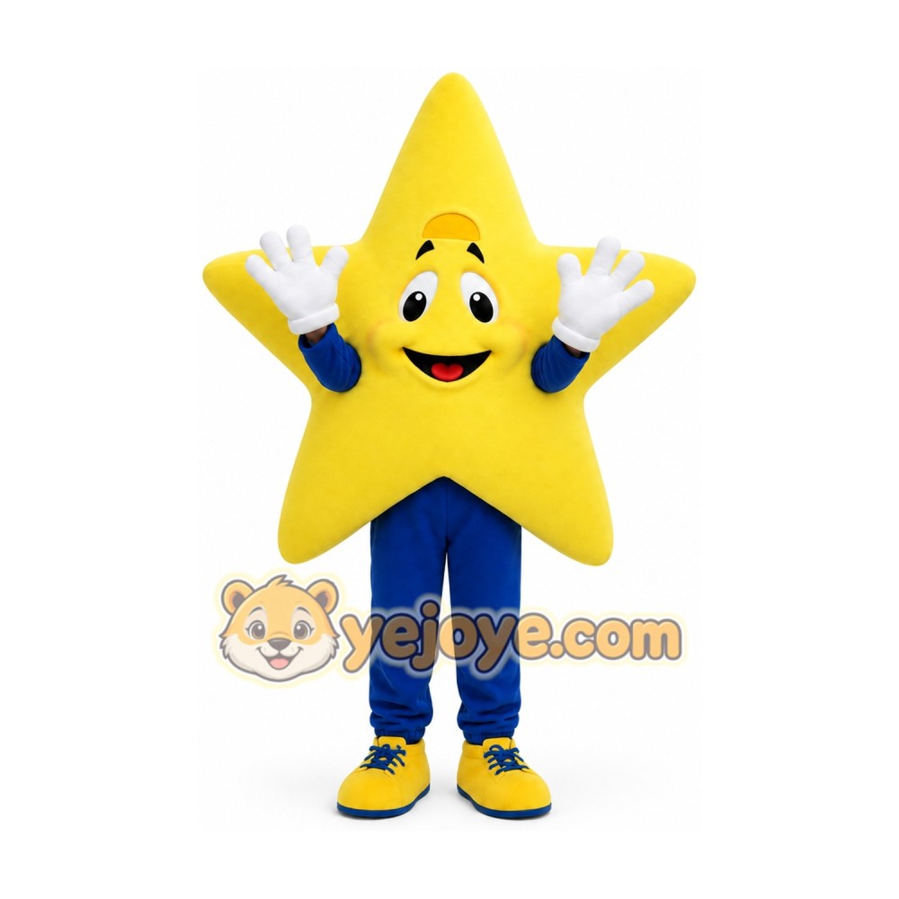 Star Mascot Costume Star Mascot Costume