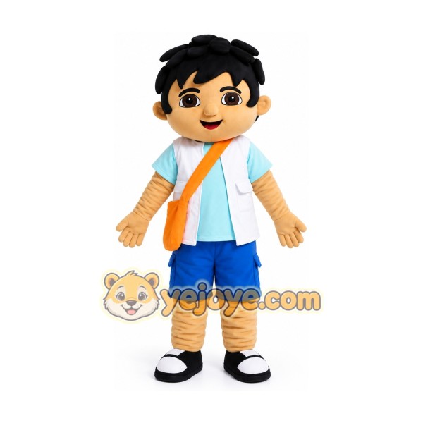 Cartoon Boy Mascot Costume Cartoon Boy Mascot Costume