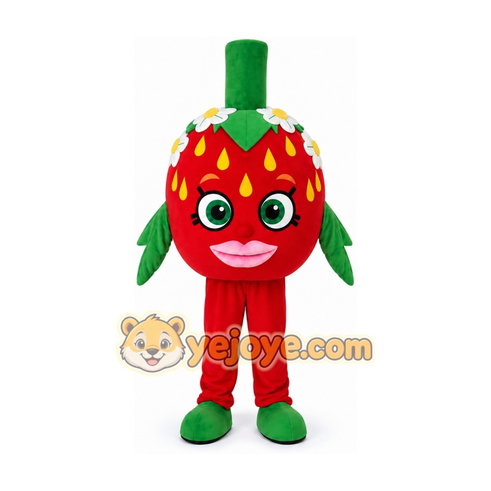 Strawberry Mascot Costume Adult Halloween Costume Strawberry Mascot Costume Adult Halloween Costume