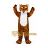 Striped Tiger Mascot Costume Striped Tiger Mascot Costume