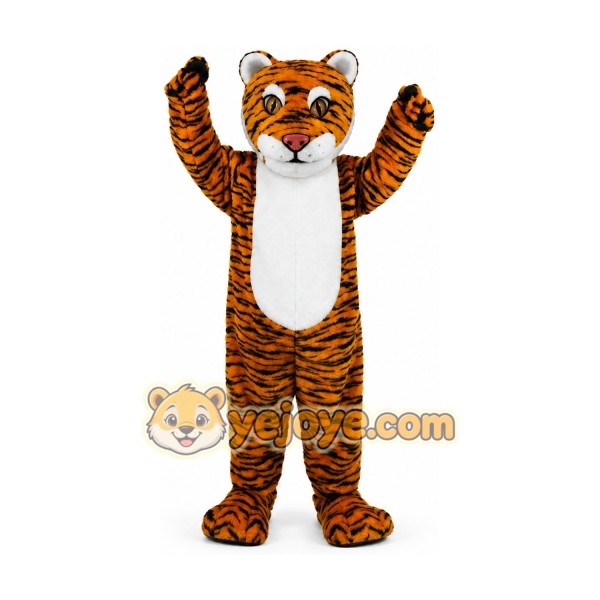 Striped Tiger Mascot Costume Striped Tiger Mascot Costume