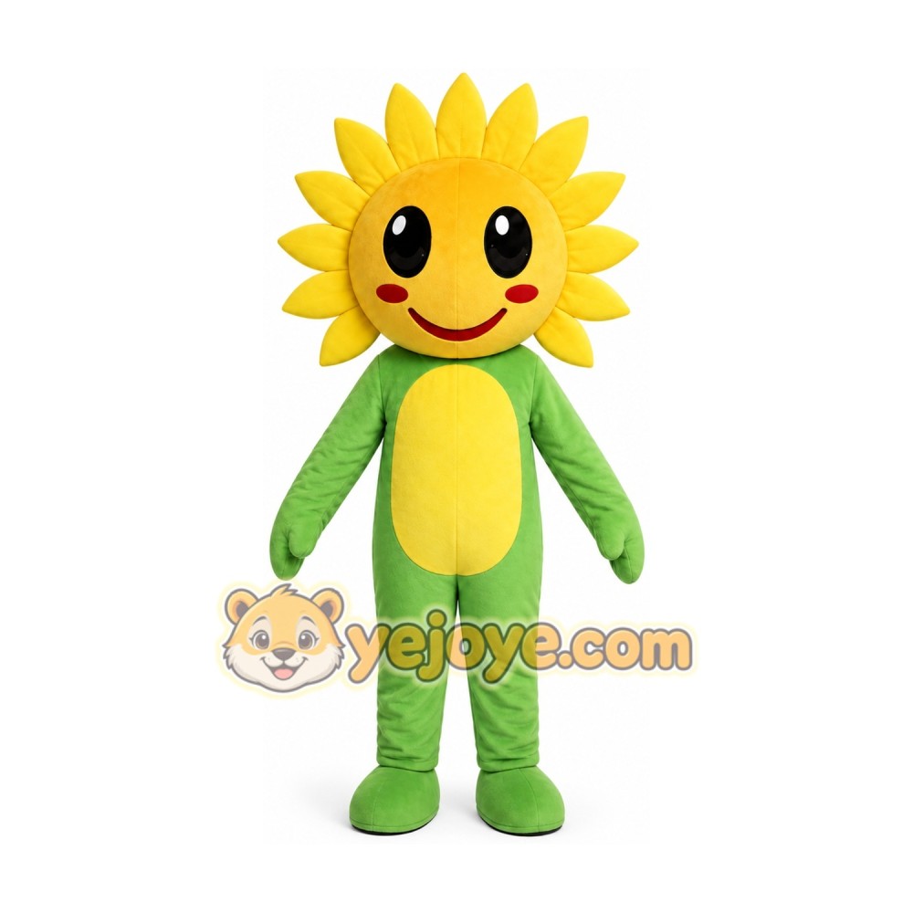 Sun Sunflower Mascot Costume Sun Sunflower Mascot Costume