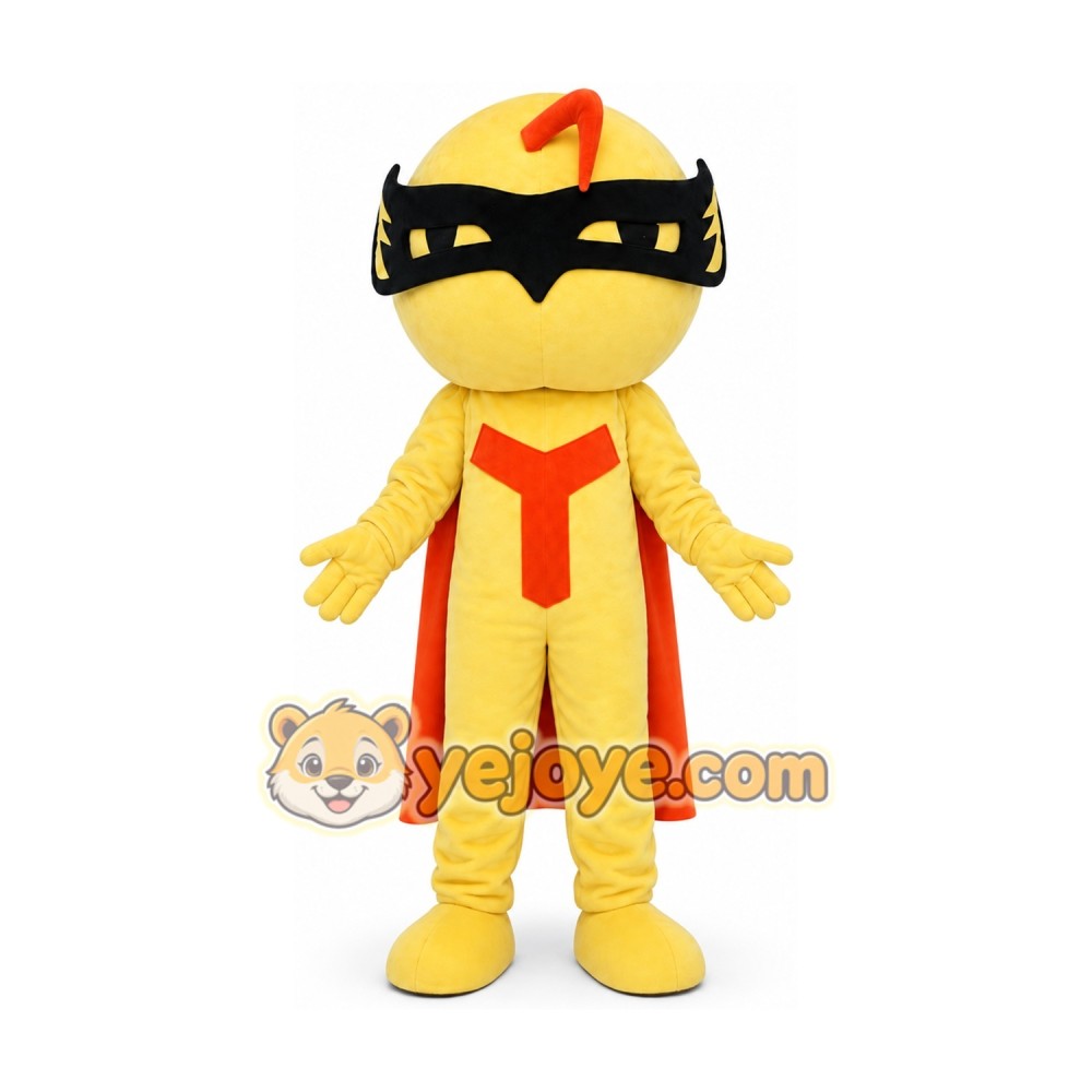 Super Man Mascot Costume Yellow Boy Costumes Super Man Mascot Costume Yellow Boy Costumes