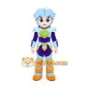 Blue-Haired Fantasy Warrior Mascot Costume