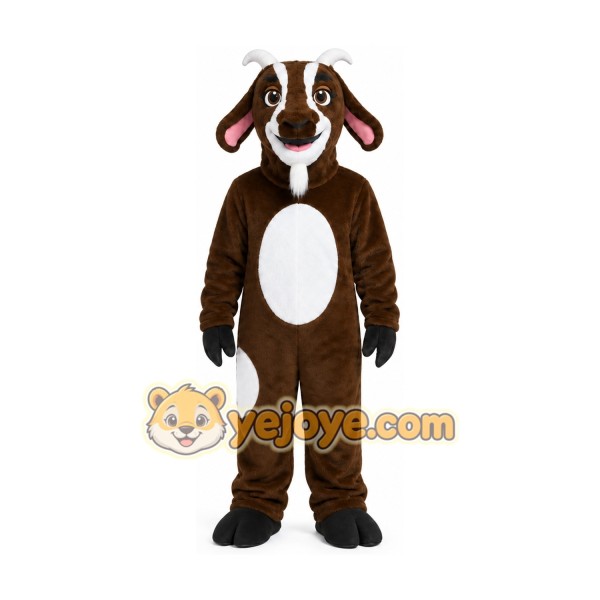 Brown Goat Mascot Costume