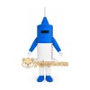 Blue Syringe Mascot Costume Blue Syringe Mascot Costume