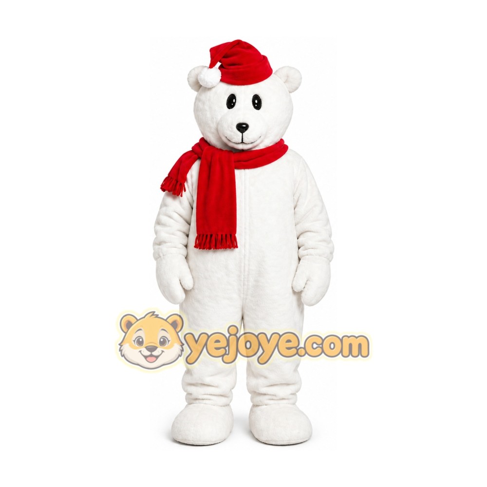 Teddy Bear Christmas Polar Bear Mascot Costumes