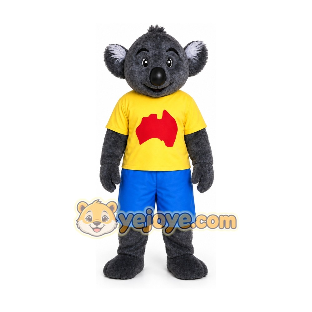 Gray Koala Mascot Costume Gray Koala Mascot Costume