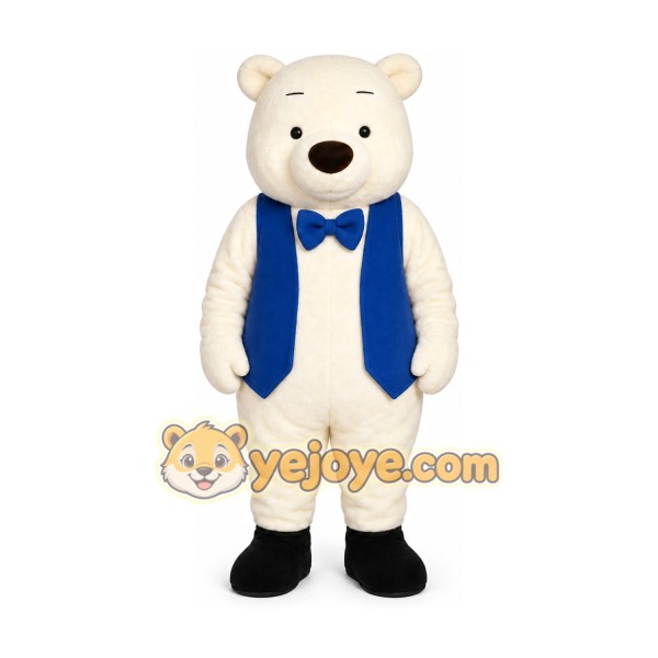 Teddy Bear in a vest Mascot Costumes