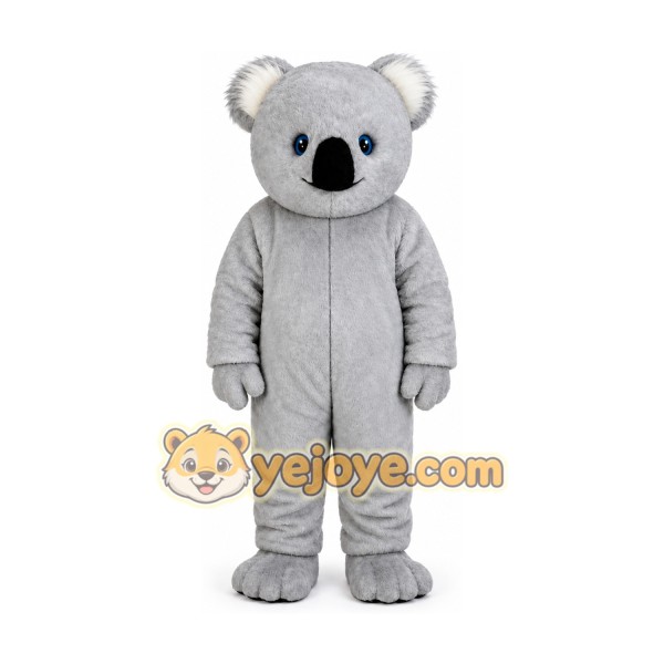Gray Koala Mascot Costume